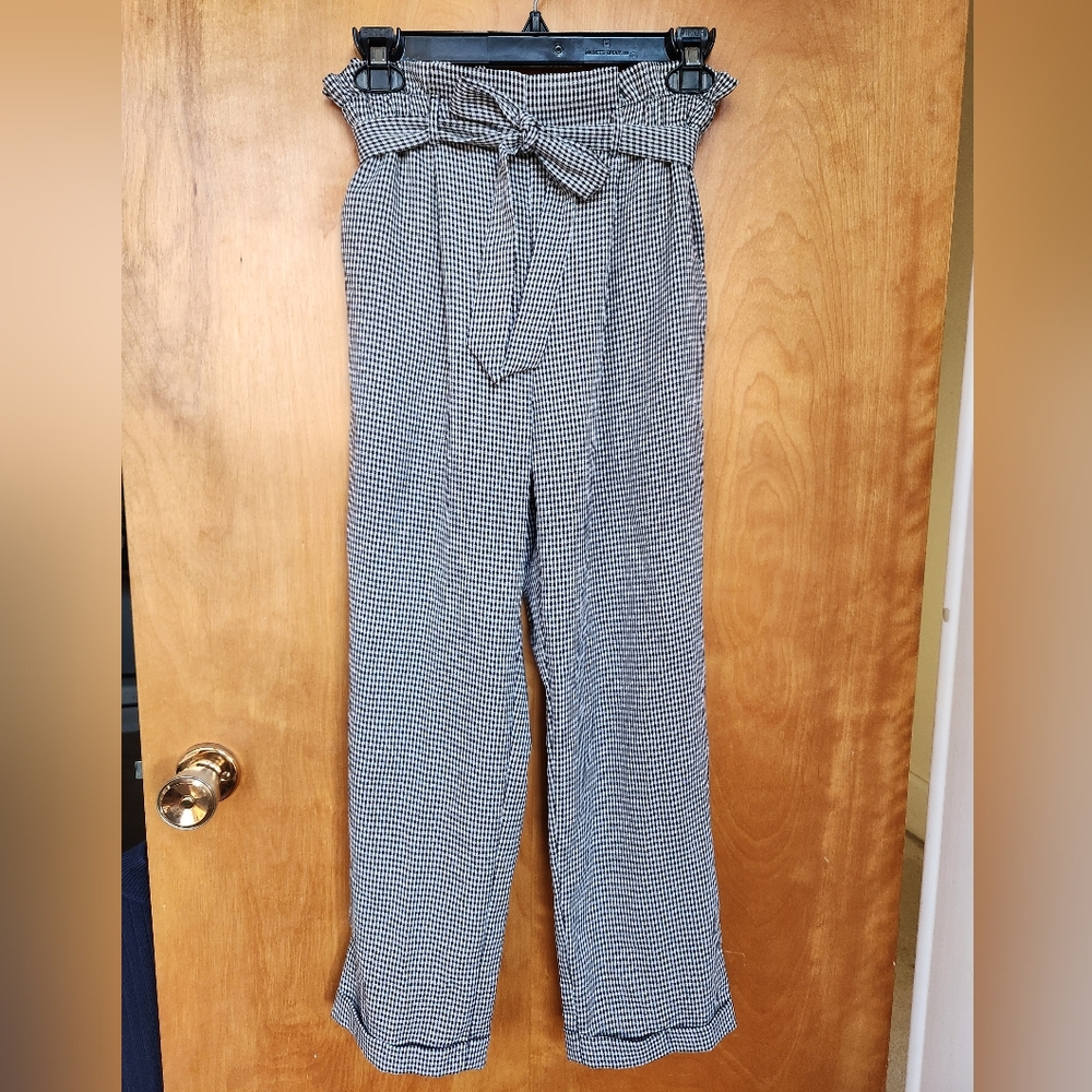 Sienna Sky Black and White Checkered Pants
